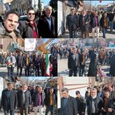 حضور گسترده کارکنان و کارگزاران حج و زیارت استان آذربایجان غربی در راهپیمایی یوم الله ۲۲ بهمن  