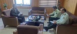 جلسه مدیر حج و زیارت استان آذربایجان غربی با مسئولین پلیس فرودگاه 