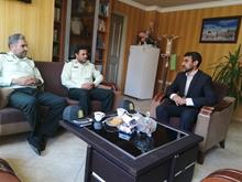 جلسه هماهنگی مدیر حج و زیارت استان آذربایجان غربی با پلیس مواد مخدر فرودگاه 
