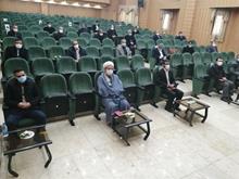 جلسه هماهنگی و تبیین ارتباط مدیران و روحانیون کاروانهای حج  سال 1400در محل آمفی تئاتر حج و زیارت استان برگزار گردید.