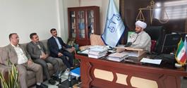 حضور مدیرکل حج و زیارت استان آذربایجان غربی در دفتر دادستانی شهرستان خوی 