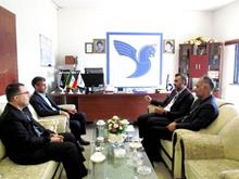  جلسه مدیر حج و زیارت استان آذربایجان غربی با مدیر کل هواپیمایی هما 